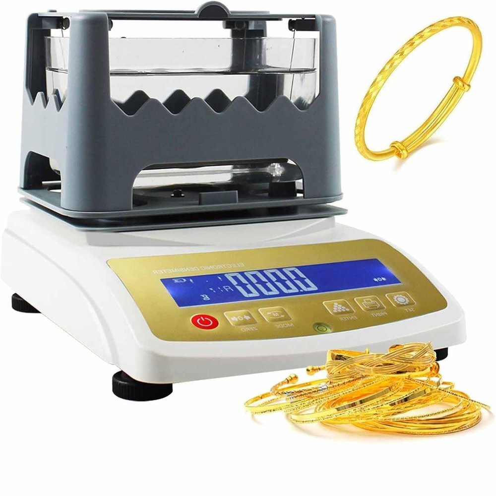 ANXYYDS Digital Electronic Gold Purity Tester Machine,Precious Metal Densimeter Density MDJ~300K
