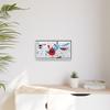 Charley Harper Mid-Century Modern Bird Art Minimal Realism Wildlife Canvas with Cardinals & Blue Jays view 3