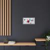Charley Harper Mid-Century Modern Bird Art Minimal Realism Wildlife Canvas with Cardinals & Blue Jays view 4