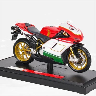 Collection 1:18 Alloy Motorcycle Diecast Model Toys Gift for Ducati 1098 S