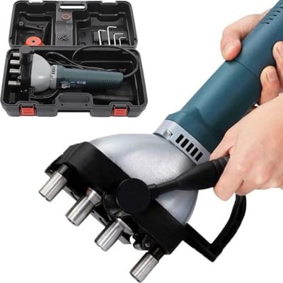 1400W Electric Air Duct Pipe Edge Banding Machine for Round, Square, Curved Ducts - Seam Sealing, 0.4-1/0.8-1.25mm Thickness, 4-10m/Min Speed, Versatile Duct Fabrication Tool