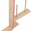 Tufting Frame Rug Tufting Frame Needlepoint Frame Premium Rubber Wood Hand Polished Glossy Surface DIY Craft Table Stand Frame for Artists Students 70x70cm 1 Set view 4