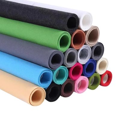 Colored Adhesive-Backed Felt Fabric 1-Pack (2-5MM Thick, 39.37"41.34"/11.05m) | 40+ Colors for DIY Crafts F10003 3mm