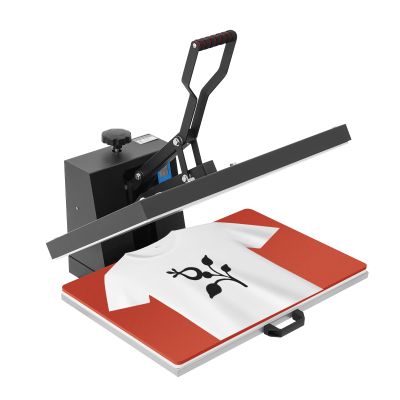 Heat Press 16x24, 1800W High Pressure Clamshell Heat Press Machine, Digital Industrial Sublimation Printer for Canvas, Bags, Hats