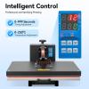 Heat Press 16x24, 1800W High Pressure Clamshell Heat Press Machine, Digital Industrial Sublimation Printer for Canvas, Bags, Hats view 3