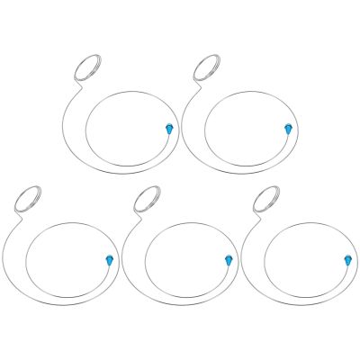 Healeved 5Pcs Adjustable Loupe Magnifier Holder Bracket for Watch Repair Watchmaker Tool with Fixing Circles Suitable for Fine Arts Crafts Maintenance Random Color