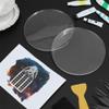 NBEADS 2Pcs Monoprinting Print Plates, 7Inch Round Gel Printing Plates Clear Class Printmaking Supplies for Art for Card Making Scrapbooking Arts and Crafts view 4