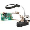 Magnifier Soldering Station Multifunctional LED Magnifying Glass Repairing Tool with Stable Base for Electrical Appliances Repair Carving Handmade Iron Plastic Acrylic Lens view 3
