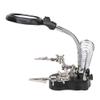 Magnifier Soldering Station Multifunctional LED Magnifying Glass Repairing Tool with Stable Base for Electrical Appliances Repair Carving Handmade Iron Plastic Acrylic Lens view 4