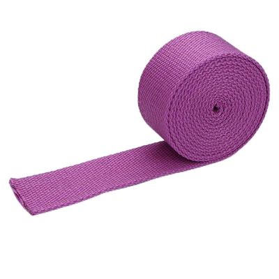 10.9Yard Cotton Webbing,1 Inch/1.25 Inch,Polyester Cotton Weave Webbing Strap for Cloth Tote Bag,Purse Straps,Bags Belt Making,Pets Leash,DIY Crafts,16 Colors (Purple,1.25in Wide)