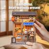 Mrtybxkety Japanese Ramen Shop House Model Kit, Miniature DIY Model, Handcrafted Assembly for Desktop Display, Diorama Scenes, Hobby Collectors, Creative Gift for Adules & Teens (240PCS) view 3