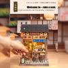 Mrtybxkety Japanese Ramen Shop House Model Kit, Miniature DIY Model, Handcrafted Assembly for Desktop Display, Diorama Scenes, Hobby Collectors, Creative Gift for Adules & Teens (240PCS) view 4