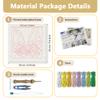 Doodlream Easter Bunny Ears Egg DIY Punch Needle Embroidery Kit for Adult Beginner, 9.4" Floral Rabbit Ears Punch Stitching Craft Set for Starter with Frame,Fabric Pattern,Threader, Yarn, Pinch Needle view 2