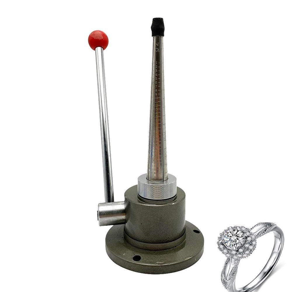 High Precision Ring Stretching Tool - Adjustable Finger Wedding Ring Sizers, Jewelry Making Mandrel for DIY, Perfect for Ring Size Adjustment & Customization