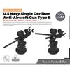 MRY-SFW 1/144 Model Upgrade Parts U.S Navy Single Oerlikon Anti-Aircraft Gun Type B view 2