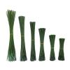 150 Pcs 15/20/25/30/40cm Artificial Green Flower Stem DIY Floral Material Handmade Wire Accessoies for Wedding Home Decor for Bouquets(25cm) view 4