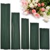 150 Pcs Green Flower Stem Sticks DIY Floral Material Handmade Wire Tape Self-Adhesive Bouquet for Bouquets(25cm) view 3