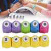 Hole Puncher Set 10 Patterns Portable Easy Operation Hollow Design Paper Craft Punches for DIY Crafts Scrapbooking ABS Alloy 3.2x2.5x3.2cm 10pcs view 2