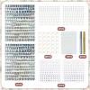 FestiVex Letters to The Bride Scrapbook Wedding Memory Book with 20 Textured Pages 10 Letter and Envelope Sets and Matching DIY Stickers and Decorations Bridal Shower Guest Book Alternative for Bride view 3