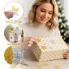 200 Pcs Glitter Foam Stickers, 4 Sizes Gold Silver Star Stickers Self Adhesive Christmas Foam Stars for for Kid's Arts Posters Craft Supplies Scrapbooks, Wall and Cards Birthday Party Supplies view 3