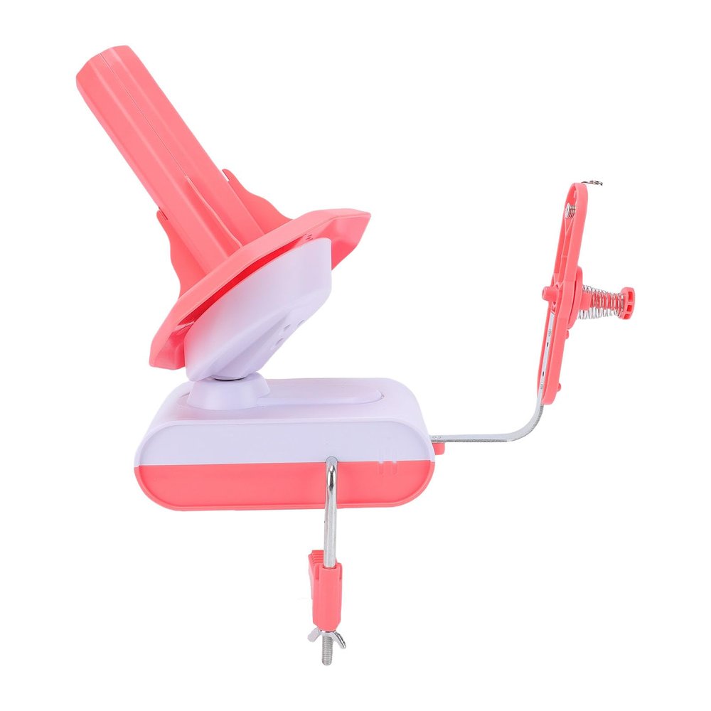 Nurnesy Professional Large Capacity Electric Yarn Winder - Automatic Crochet Wheel for Knitting & Crocheting (Pink)