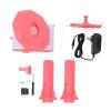 Nurnesy Professional Large Capacity Electric Yarn Winder - Automatic Crochet Wheel for Knitting & Crocheting (Pink) view 2