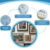 CISDKK Oversized Personalized Cross Stitch Kits, Custom Photo Embroidery Kit Set, Printed Fabric DIY Set for Beginners | Personalize Portraits/Pets, Creative Handmade Gift 11CT 23.6x23.6in/60x60cm view 3