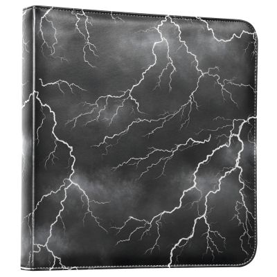 susiyo Photo Albums Self Adhesive DIY Scrapbook Album Lightning Electric Storm Hardcover PU Leather Photo Book 40 Pages Scrap Book Album Memory Book for Family Wedding Travel School