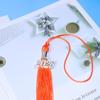 PPhtony 2026 Graduation Tassel Grad Cap Decoration Tassel with 2026 Year Charm for College High School Graduates Graduation Ceremonies Party Gifts (Orange-Silver) view 3