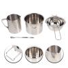 OHPHCALL Candle Making Kit Stainless Steel DIY Candle Supplies with Wax Pot and Wax Cup Tools Use Materials at Home view 3