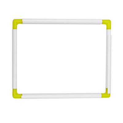 MOKKHNB Portable Clip Embroidery Frame Lightweight Square Cross Stitch Hoop for Quilting Needlepoint Silk-Painting DIY Craft Tool with PVC Material Random Color