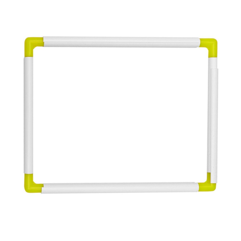 MOKKHNB Portable Clip Embroidery Frame Lightweight Square Cross Stitch Hoop for Quilting Needlepoint Silk-Painting DIY Craft Tool with PVC Material Random Color