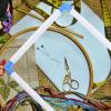 MOKKHNB Portable Clip Embroidery Frame Lightweight Square Cross Stitch Hoop for Quilting Needlepoint Silk-Painting DIY Craft Tool with PVC Material Random Color view 4
