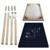 Canvas Frame Kit DIY Solid Wood Frame for Diamond Painting Canvas(Width 46inch,Height 12inch) view 1