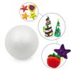 10 Pcs White Foam Balls, Polystyrene Balls, Craft Foam Balls for Art Crafts, DIY, Household, School Projects and Party Decorations (3.54 inch) view 3