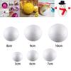 10 Pcs White Foam Balls, Polystyrene Balls, Craft Foam Balls for Art Crafts, DIY, Household, School Projects and Party Decorations (3.54 inch) view 4