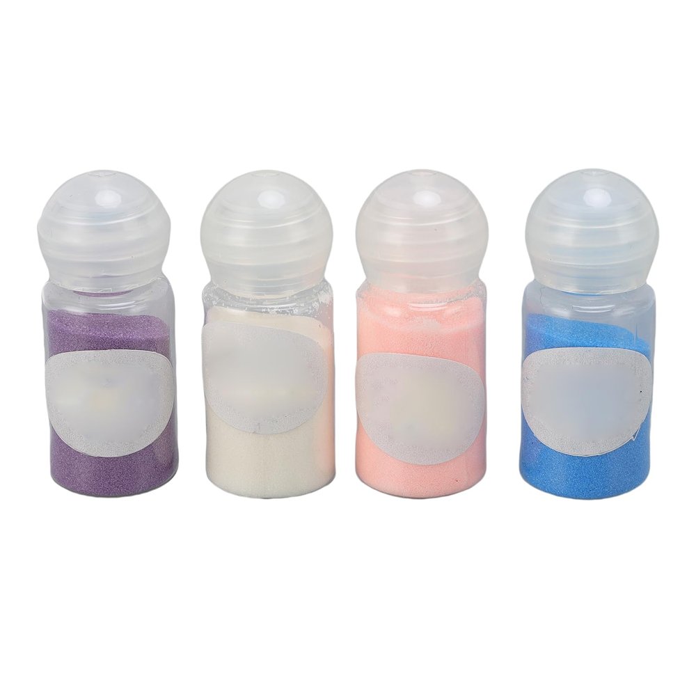 Ejoyous Embossing Powder, 4 Colors Heat Activated Embossing Powder Set for Scrapbooks Rubber Stamps, with Containers for Paper Crafts