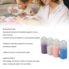 Ejoyous Embossing Powder, 4 Colors Heat Activated Embossing Powder Set for Scrapbooks Rubber Stamps, with Containers for Paper Crafts view 3