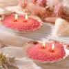 MTLEE Candle Sand 3.3 lb DIY Pearled Candle Making Kit Included 20 Pcs Wicks and Refillable Beaded Wax Sand Beaded Wax Gift with Wicks Self Extinguish for Home Wedding Party Women (Red) view 4
