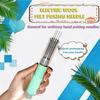 YNBXM Electric Felt Needle Punching Tool, DIY Handheld Wool Felting Tool With7 Needles & 2 Finger Cots, Adjustable Speed, Motor Stroke 2cm, Transparent Shell for DIY Wool Painting & Felted Crafts view 2