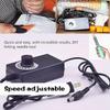 YNBXM Electric Felt Needle Punching Tool, DIY Handheld Wool Felting Tool With7 Needles & 2 Finger Cots, Adjustable Speed, Motor Stroke 2cm, Transparent Shell for DIY Wool Painting & Felted Crafts view 4