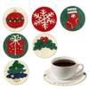 Lawnrden Punch Needle Kit for Beginners|Christmas Punch Needle Coaster Kit, Xmas Design Embroidery with Tools for Adult Beginner DIY Craft Supplies view 2