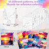 Ctosree 72 Pcs Natural Scenery Paint and Sip Kit for Adults 8'' x 10'' Pre Drawn Canvas for Painting DIY Pre Printed Canvas for Party Favor Afro Acrylic Painting Kit Wood Easel Brushes Bulk view 3