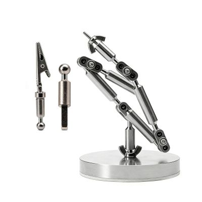 HYZHANHONG DIY Stop Motion Rig - Stainless Steel Rig Arm for Stop Motion Animation, 3 Flexible Joints for Articulated Movement, Armature Support Tool for Hobbyists & Studios