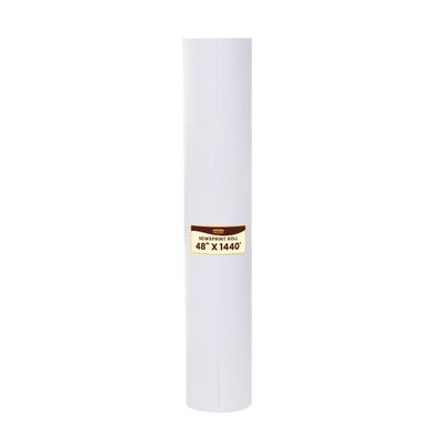 The Boxery Packing Paper Roll 1440'L x 48" W (Equal to 1000 Sheets 17" Long) White Large Newsprint for Packing, Protection, Shipping, Moving Supplies, Storage