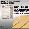 Martelli Large LeMoyne Star Quilt Ruler Template for Trimming Cutting and Sewing - Easy Quilt Pattern Design for Quilters - No Slip Plastic Sewing Templates - Sewing Stencils view 2
