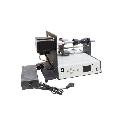 Banfluxion Automatic Coil Winding Machine 0.01mm High Precision, 110V/220V to 24V 6A, 120-900RPM Adjustable Speed, 2.3NM Torque, for 0.02-0.5mm Wire & Fishing Line, DIY & Industrial Winder