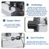 Banfluxion Automatic Coil Winding Machine 0.01mm High Precision, 110V/220V to 24V 6A, 120-900RPM Adjustable Speed, 2.3NM Torque, for 0.02-0.5mm Wire & Fishing Line, DIY & Industrial Winder view 3