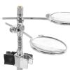 HIAKDOFT Clip-On Dual Lens Magnifying Loupe 25Mm 5X Glass Magnifier for Reading and Watch Repair, Magnifying Goggles with Clip for Jewelers and Craftsmen view 3