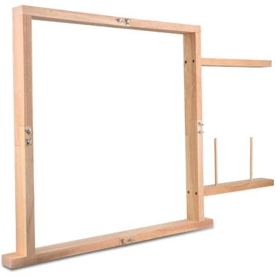 Cross Stitch Frame Large Tufting Frame for Carpet Making, Rug Punch Needle, 60x60/90*90cm(50cm x 50cm)